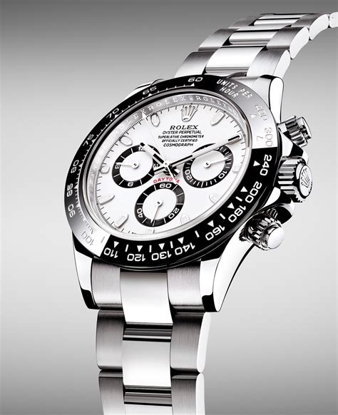 rolex daytona acero|rolex chronograph specs.